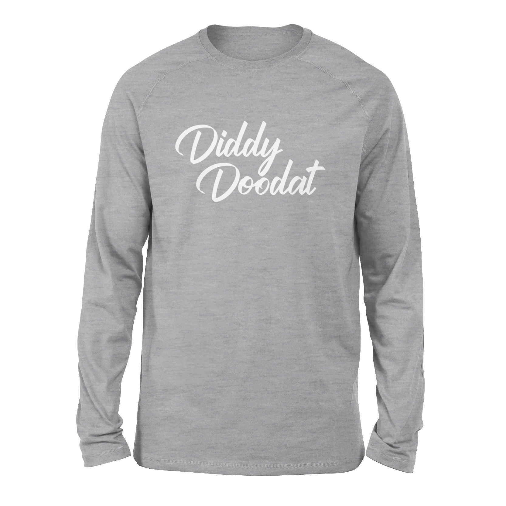 Diddy Doodat Men/Unisex Drop Shoulder Sweatshirt in Athletic Heather color