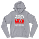 My Husband And I Fell In Love At First Sight. May Be I Should Have Taken A Second Look Hoodie in Athletic Heather color