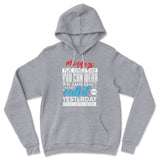 Monday, The Only Day You Can Wear The Same Exact Outfit As Yesterday Without Anyone Knowing Hoodie in Athletic Heather color