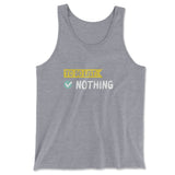 To Do List, Nothing Men/Unisex Tank in Athletic Heather color