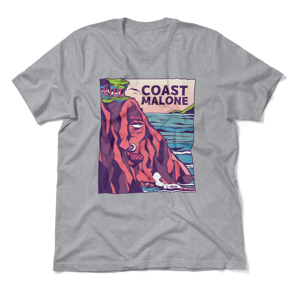 Coast Malone Men/Unisex T-Shirt in Athletic Heather color