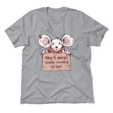 Willing To Undergo Scientific Research For Food Men/Unisex T-Shirt in Athletic Heather color