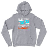 I'm Not Totally Useless, I Can Be Used As A Bad Example Hoodie in Athletic Heather color