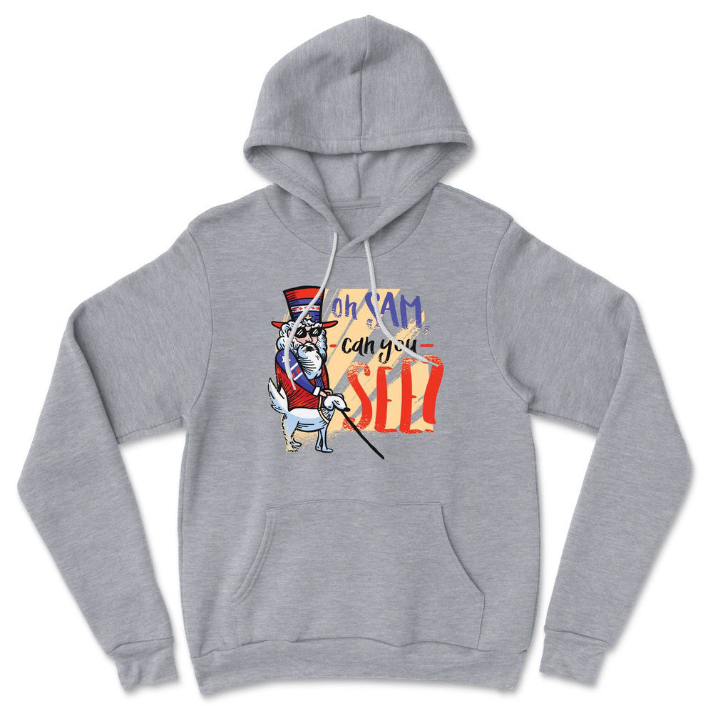 Oh Sam Can You See Hoodie in Athletic Heather color