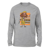 Indian Guru - Baba Marley Men/Unisex Drop Shoulder Sweatshirt in Athletic Heather color