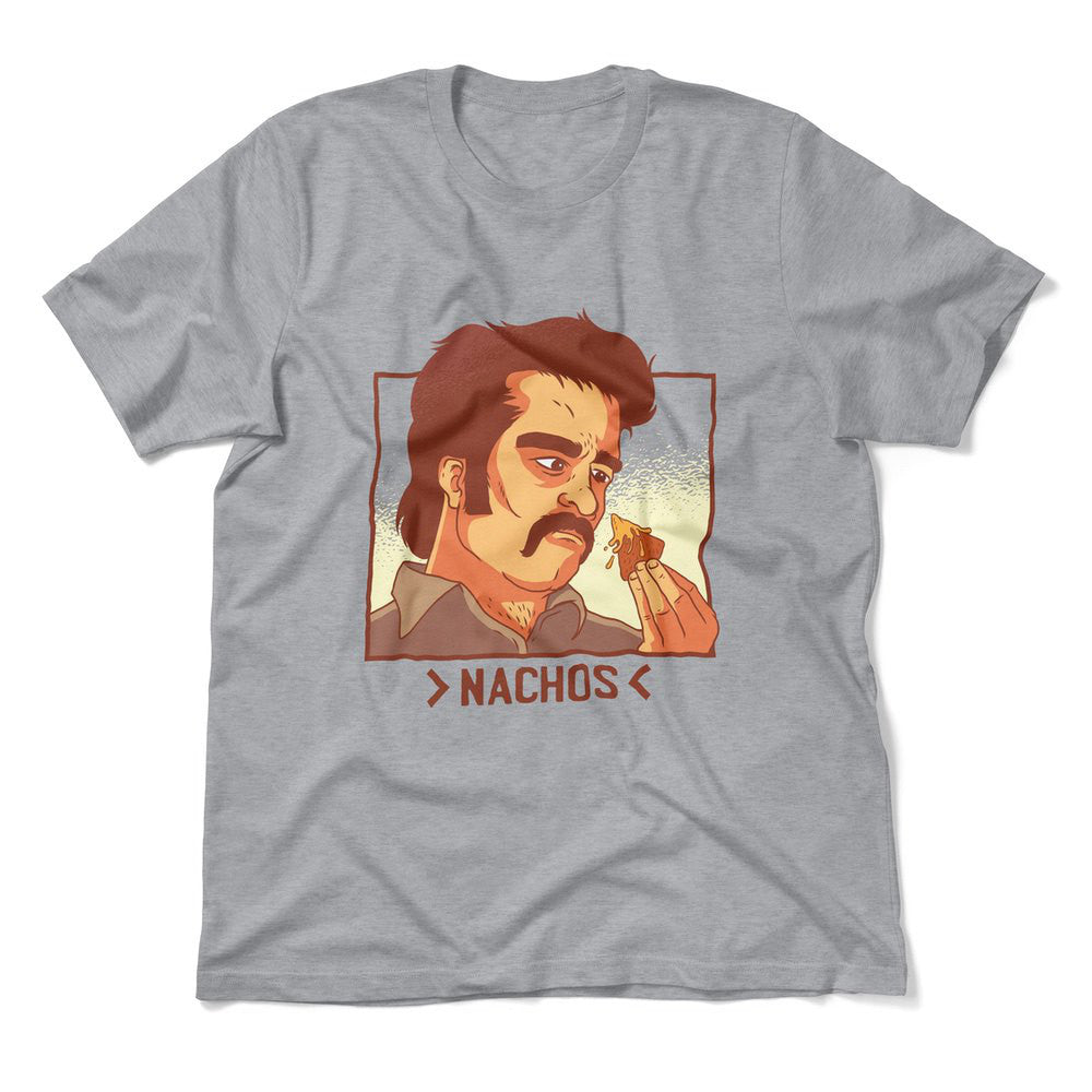 Nachos Drug Lord Men/Unisex T-Shirt in Athletic Heather color