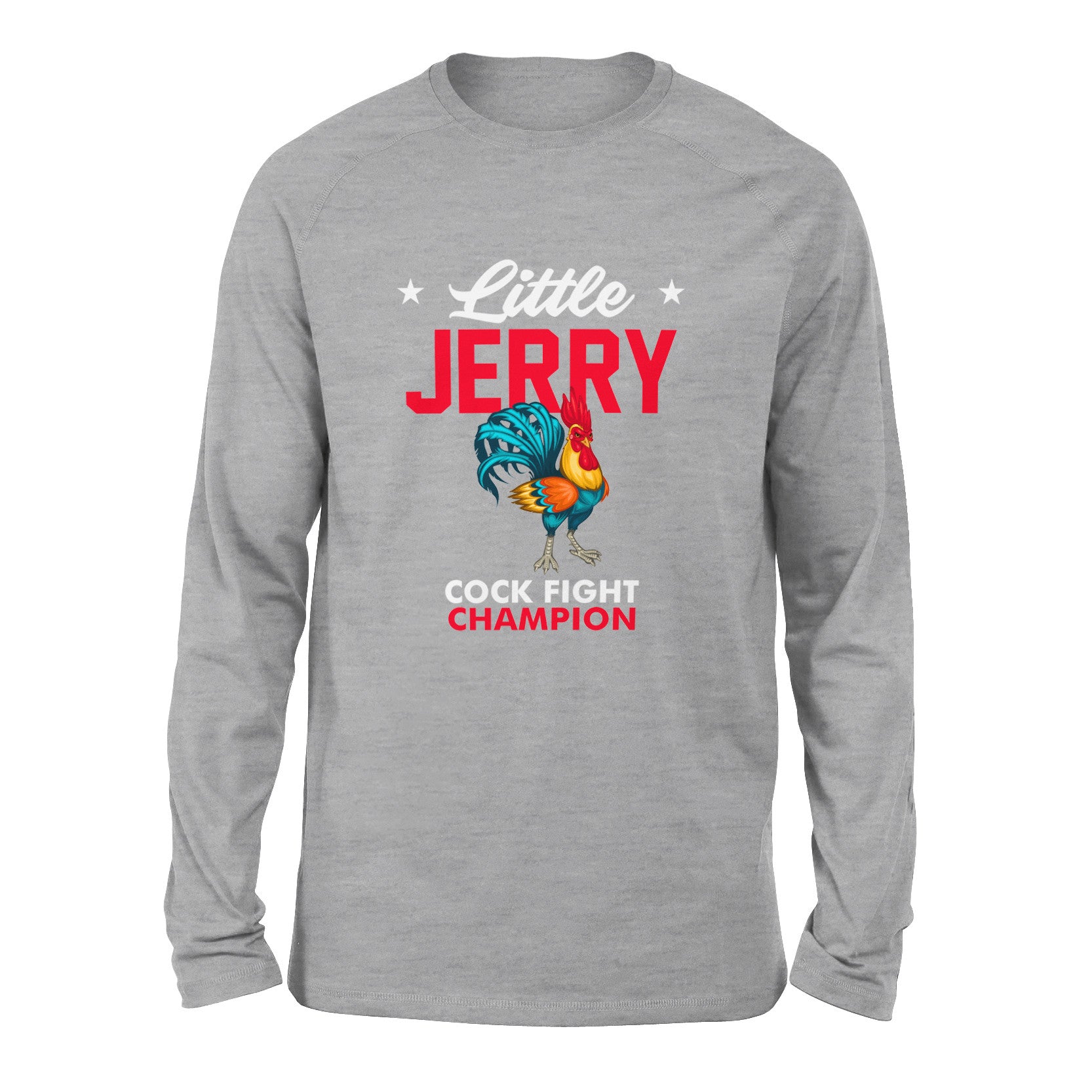 Little Jerry Men/Unisex Drop Shoulder Sweatshirt in Athletic Heather color