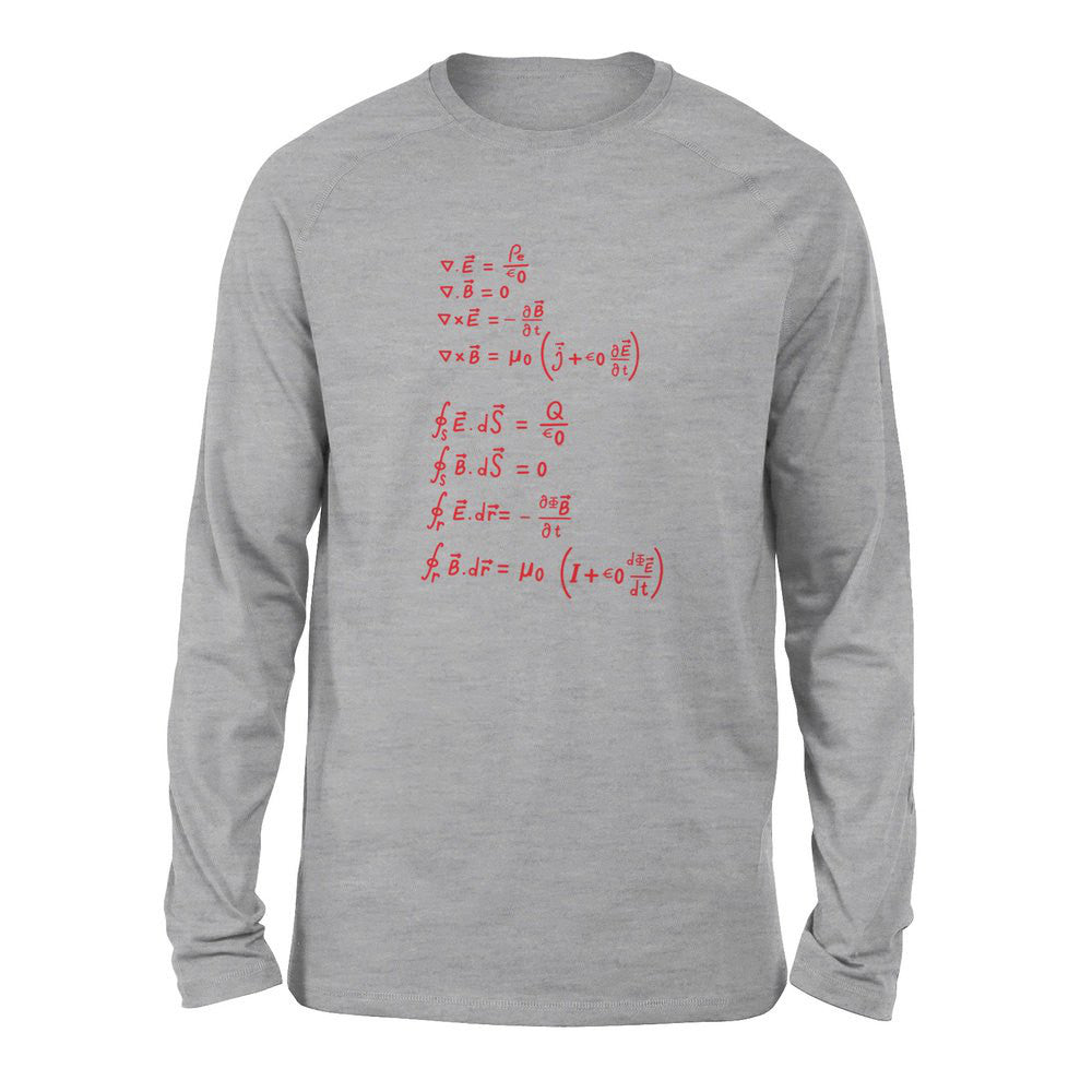 Physics Formula Men/Unisex Drop Shoulder Sweatshirt in Athletic Heather color