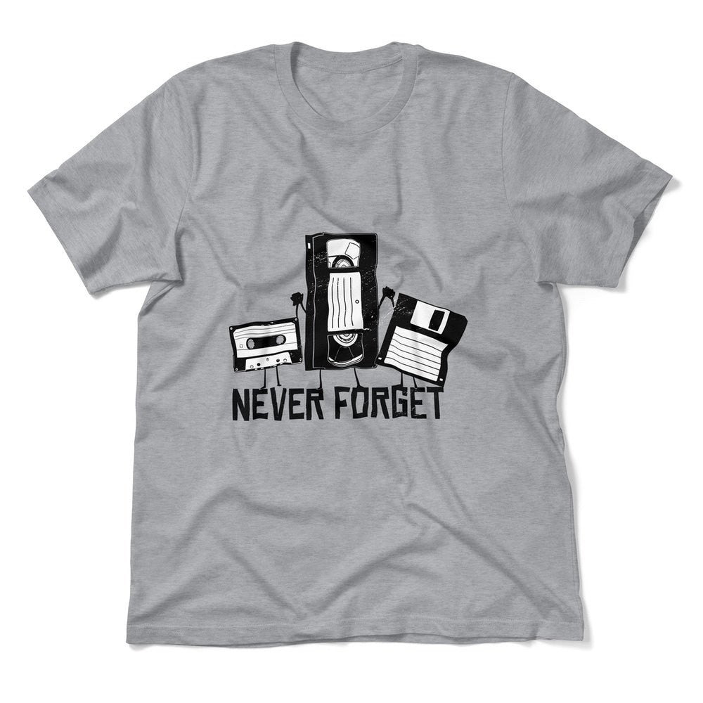 Never Forget The Old Stuff Men/Unisex T-Shirt in Athletic Heather color
