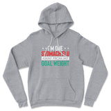 I'm One Stomach Flu Away From My Goal Weight Hoodie in Athletic Heather color