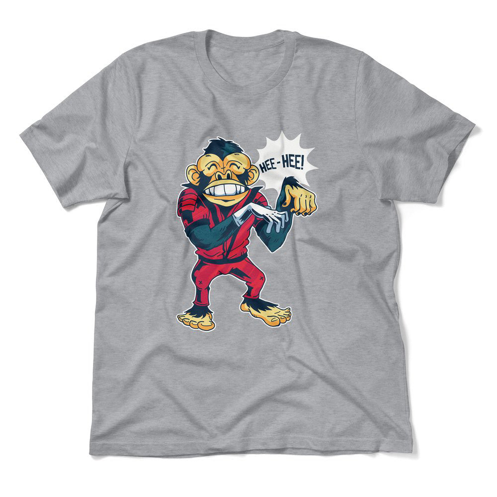 Dancing Monkey Jackson Men/Unisex T-Shirt in Athletic Heather color