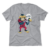 Dancing Monkey Jackson Men/Unisex T-Shirt in Athletic Heather color