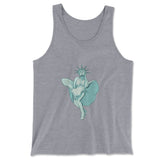 Statue Of Liberty Marilyn Monroe Men/Unisex Tank in Athletic Heather color