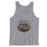 Krugers Barbershop Men/Unisex Tank in Athletic Heather color