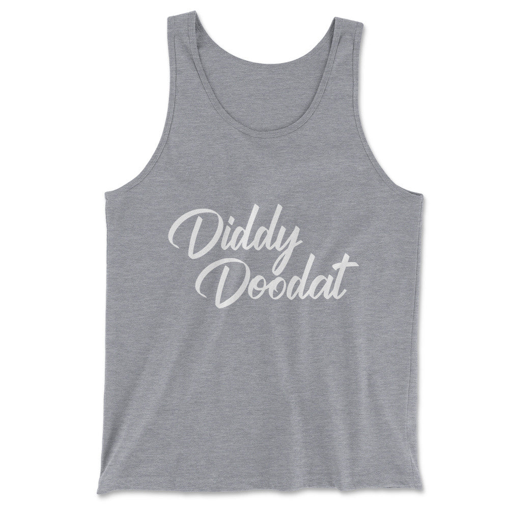 Diddy Doodat Men/Unisex Tank in Athletic Heather color