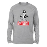 Change Luck Monopoly Parody Men/Unisex Drop Shoulder Sweatshirt in Athletic Heather color
