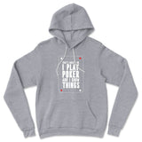 Play Poker Hoodie in Athletic Heather color