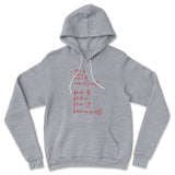 Physics Formula Hoodie in Athletic Heather color