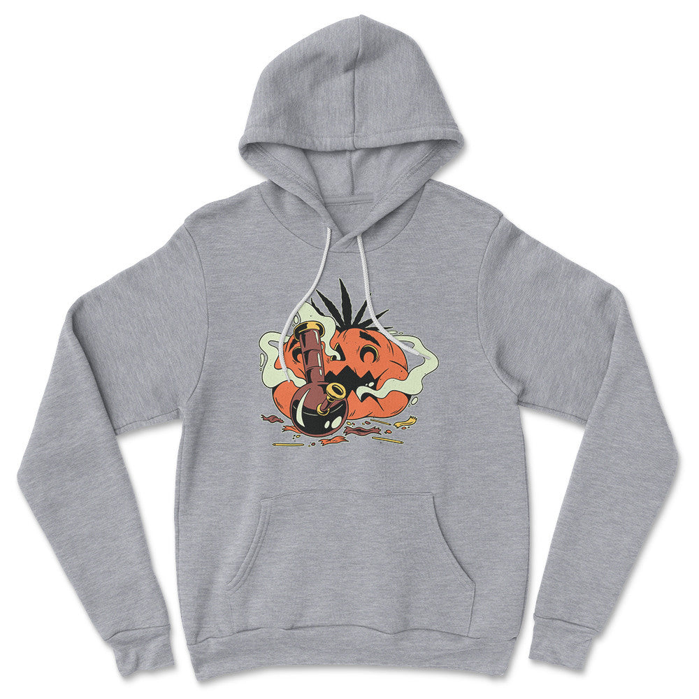 Baked Pumpkin Hoodie in Athletic Heather color