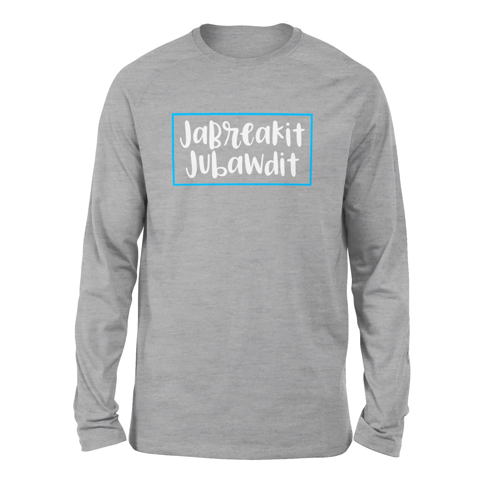 Jabreakit Jabawdit Men/Unisex Drop Shoulder Sweatshirt in Athletic Heather color