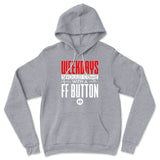 Weekdays Should Come With A Ff Button Hoodie in Athletic Heather color