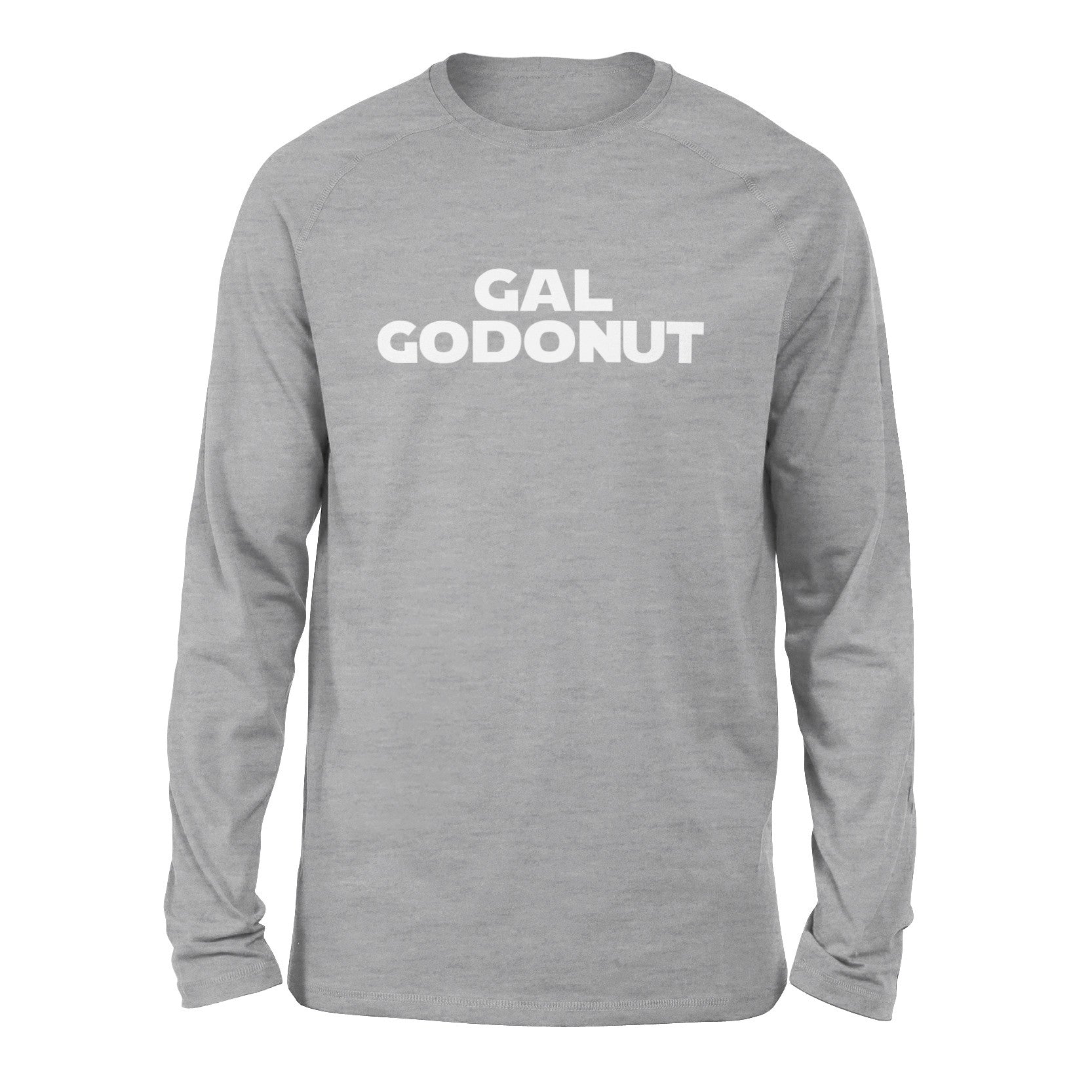 Gal Godonut Men/Unisex Drop Shoulder Sweatshirt in Athletic Heather color