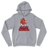 Roast Malone Hoodie in Athletic Heather color
