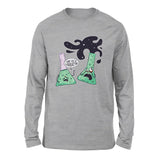 I Think You're Overreacting Men/Unisex Drop Shoulder Sweatshirt in Athletic Heather color