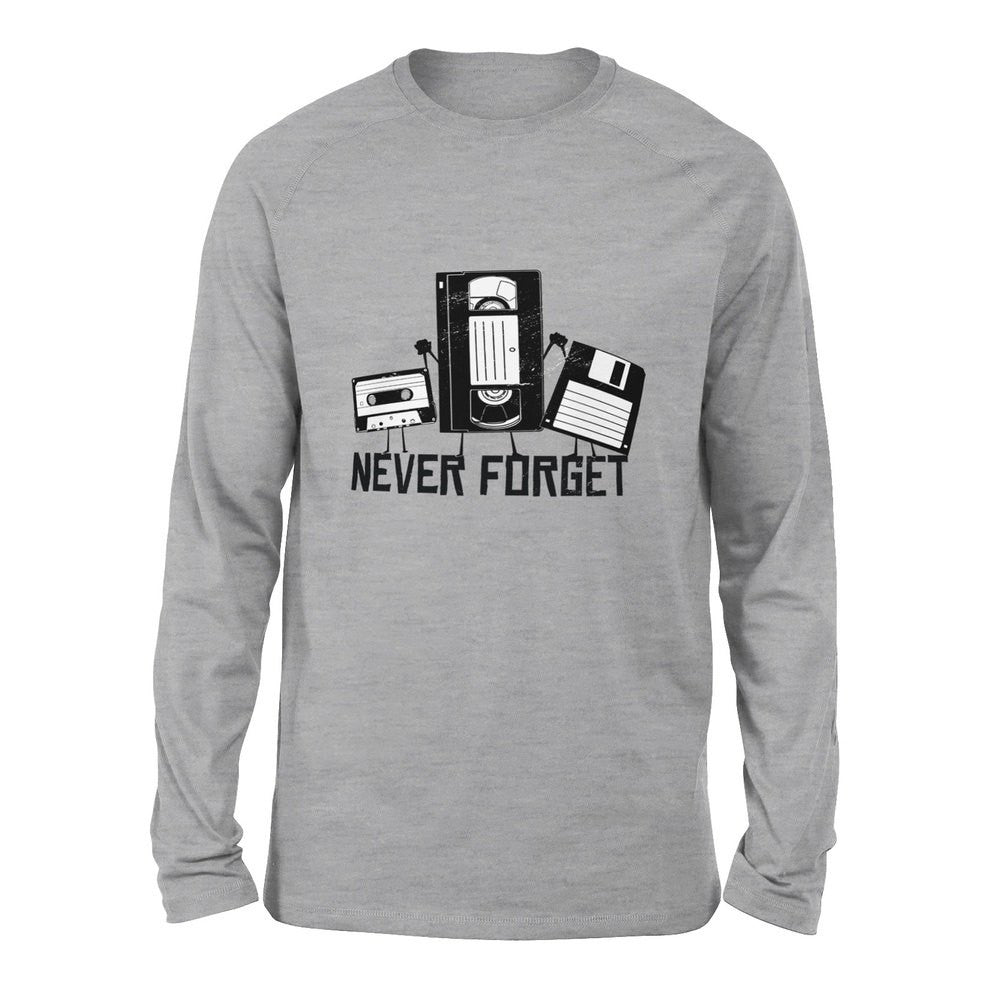 Never Forget The Old Stuff Men/Unisex Drop Shoulder Sweatshirt in Athletic Heather color