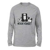Never Forget The Old Stuff Men/Unisex Drop Shoulder Sweatshirt in Athletic Heather color