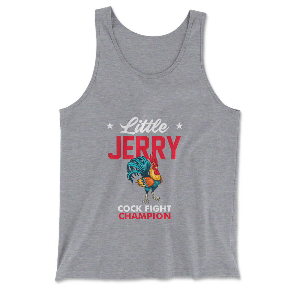 Little Jerry Men/Unisex Tank in Athletic Heather color