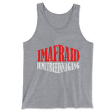 Imafraid Jumitbeeinnagang Men/Unisex Tank in Athletic Heather color