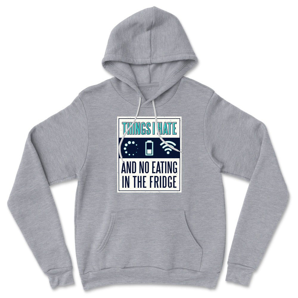Things I Hate Hoodie in Athletic Heather color