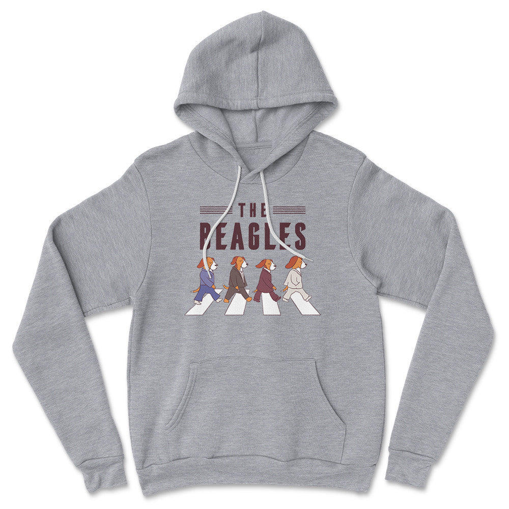 The Beagles Hoodie in Athletic Heather color