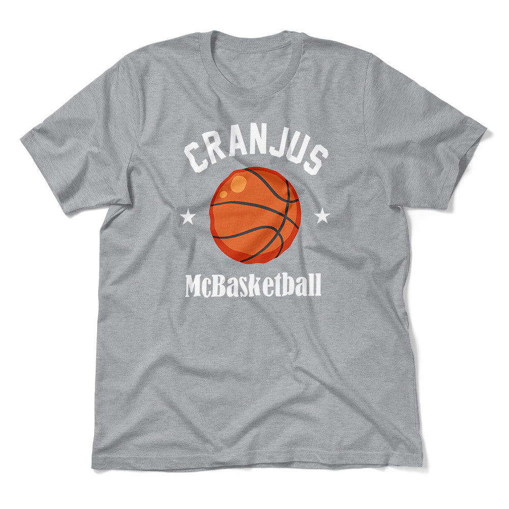 Cranjus Mcbasketball Men/Unisex T-Shirt in Athletic Heather color