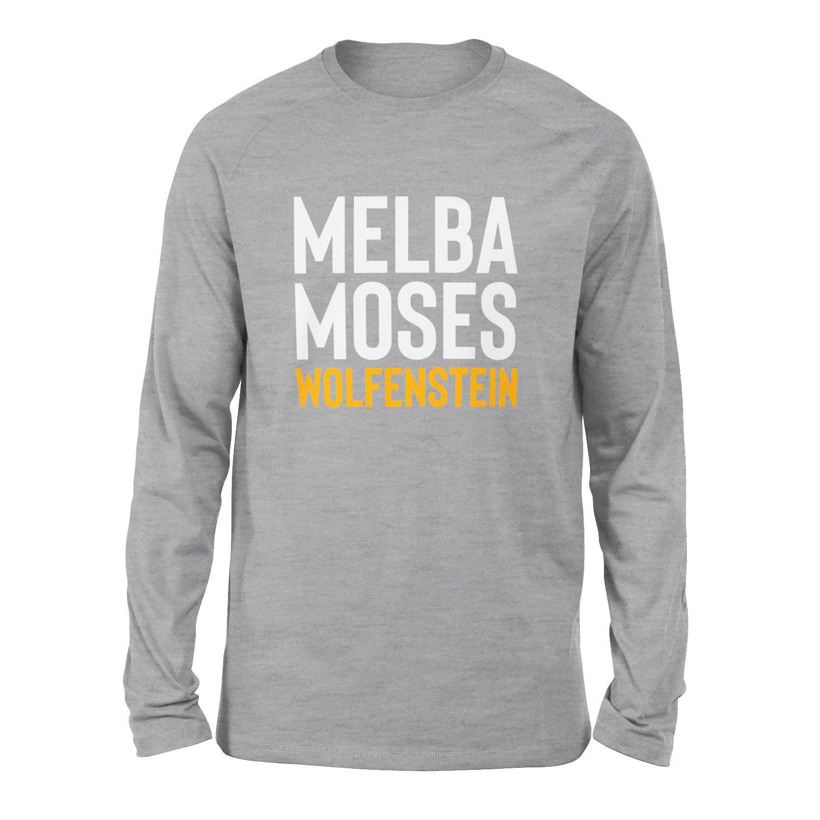 Melba Moses Wolfenstein Men/Unisex Drop Shoulder Sweatshirt in Athletic Heather color