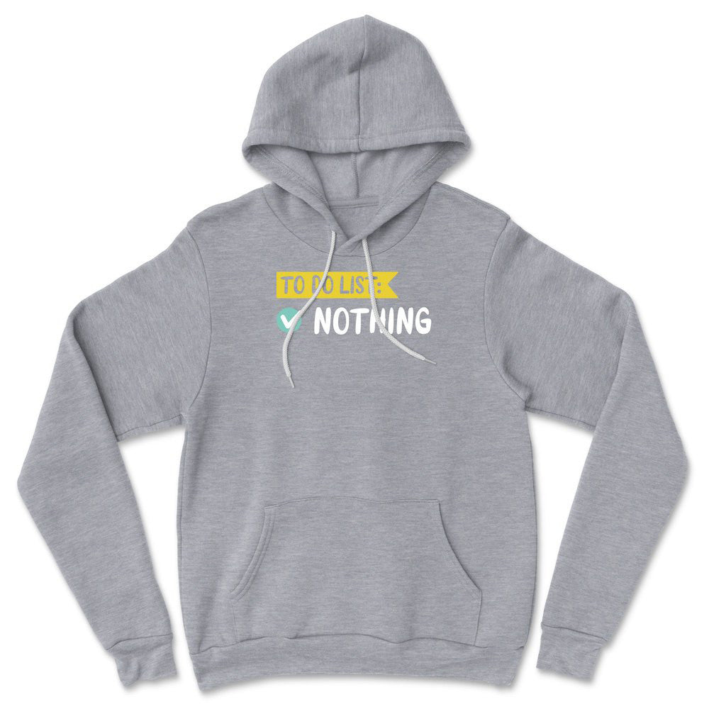 To Do List, Nothing Hoodie in Athletic Heather color