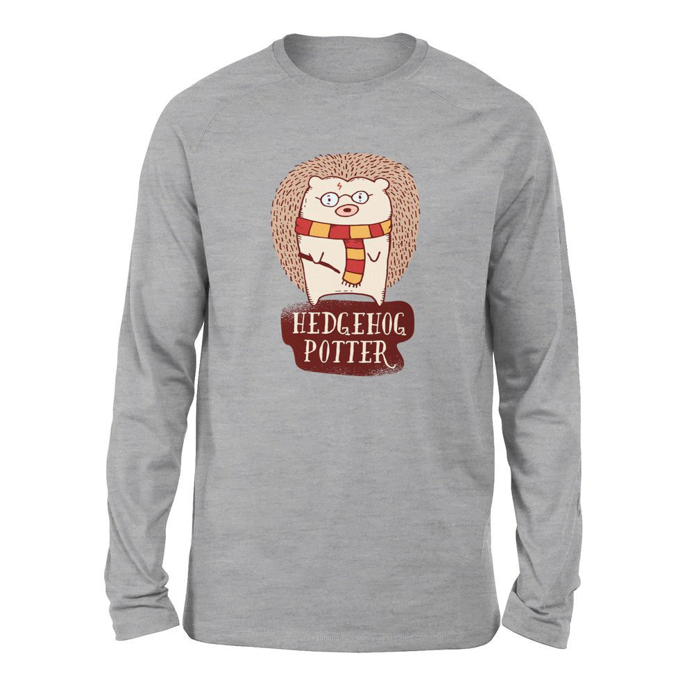 Hedge Hog Potter Men/Unisex Drop Shoulder Sweatshirt in Athletic Heather color