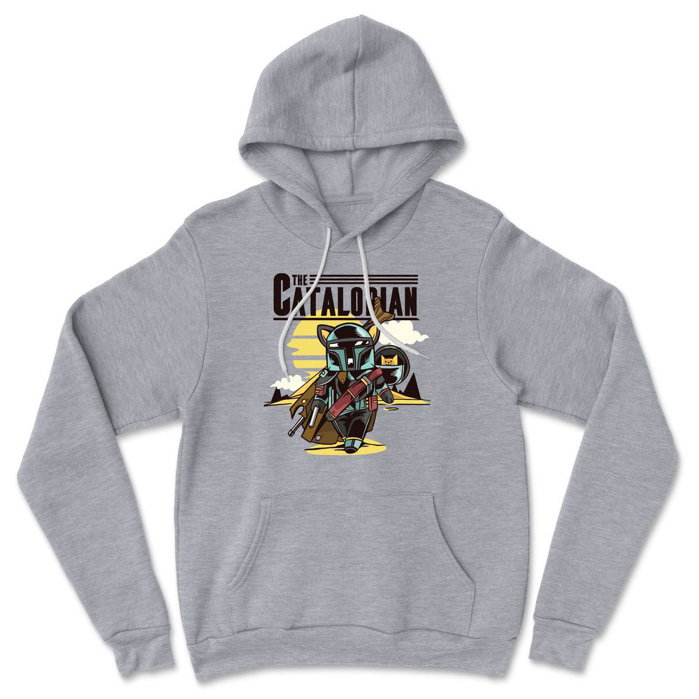 The Catalorian Hoodie in Athletic Heather color