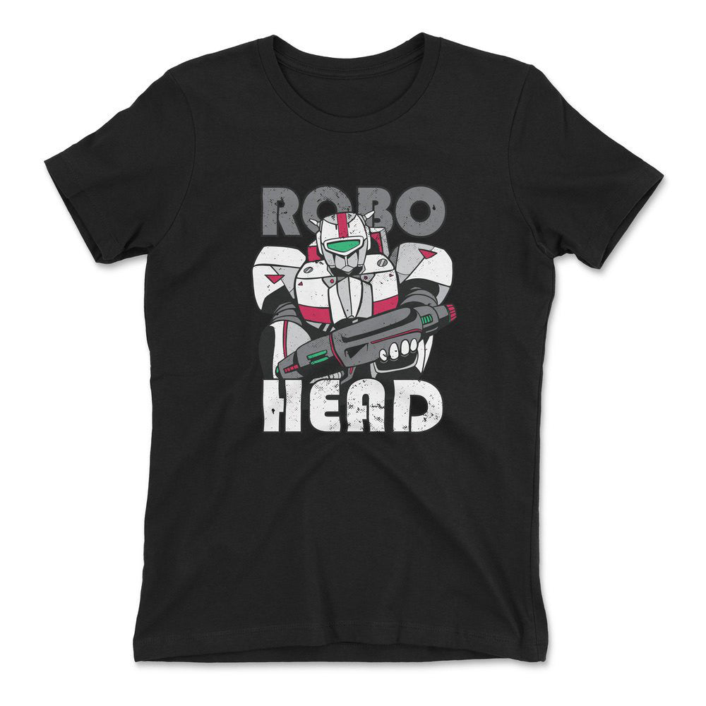 Robo Head Womens T-Shirt in Black color
