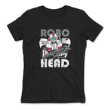 Robo Head Womens T-Shirt in Black color