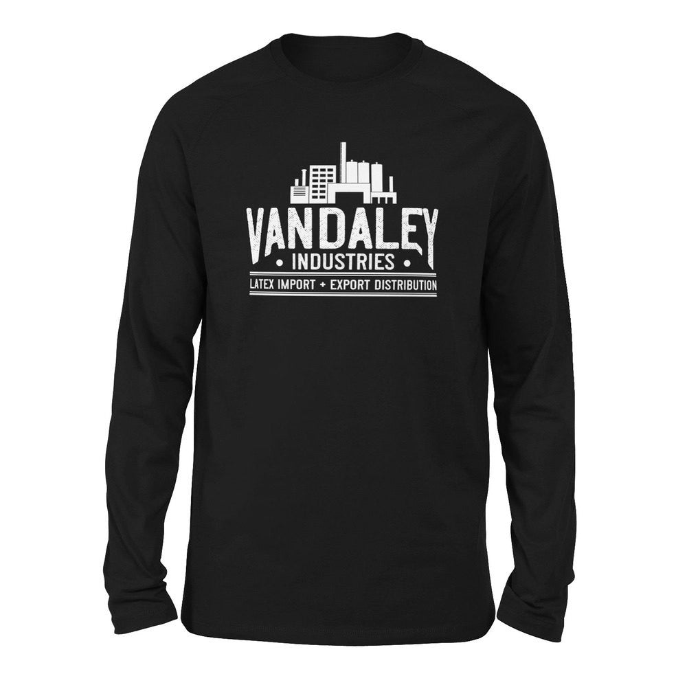 Vandaley Industries Men/Unisex Drop Shoulder Sweatshirt in Black color