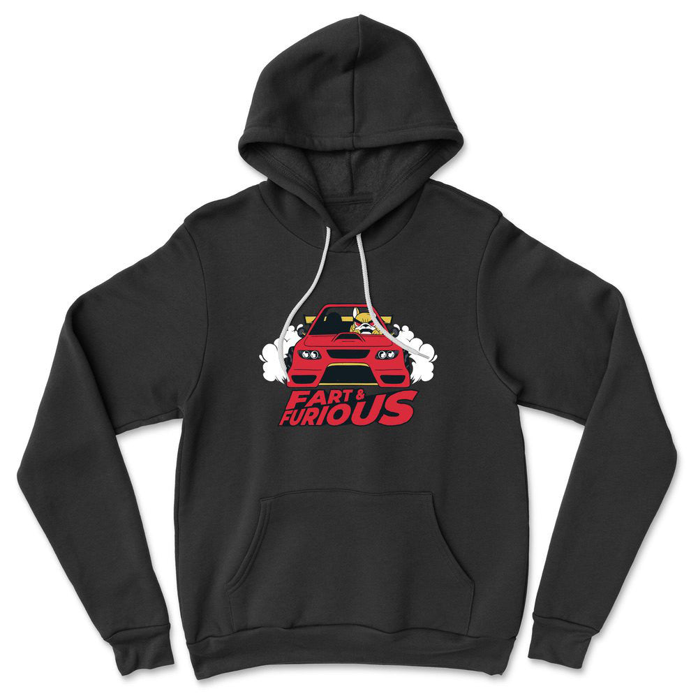 Fart And Furious Hoodie in Black color