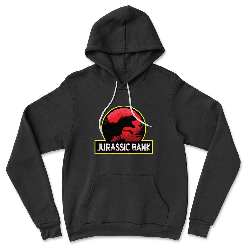 Jurassic Bank Hoodie in Black color