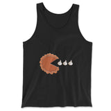 Pie Eating Cream Men/Unisex Tank in Black color