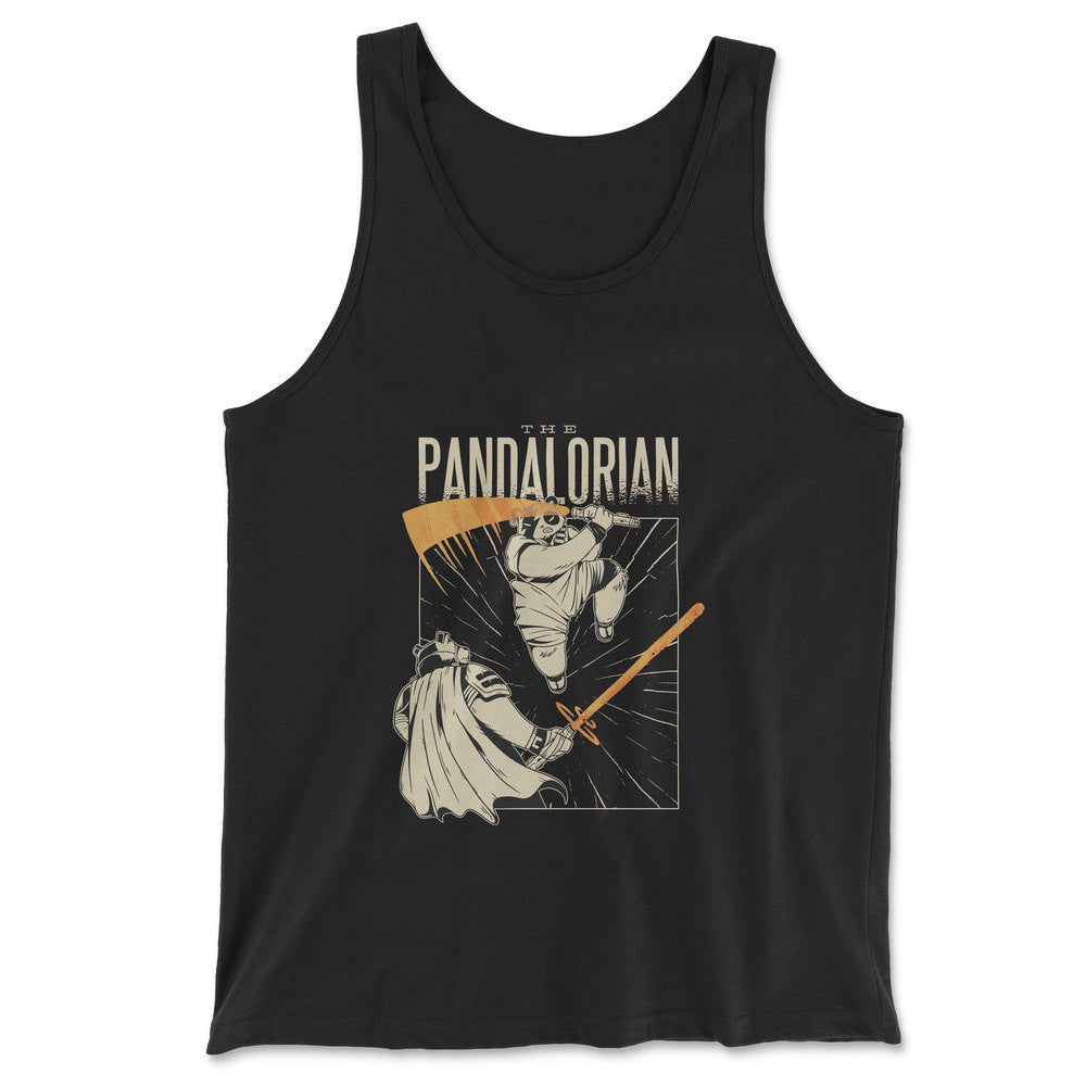 The Pandalorian Men/Unisex Tank in Black color