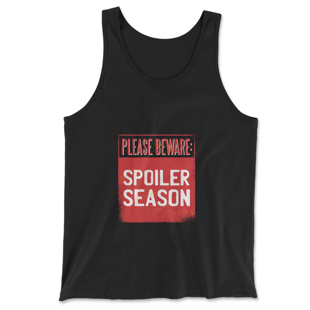 Spoiler Alert Men/Unisex Tank in Black color
