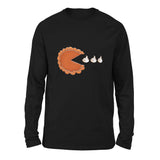 Pie Eating Cream Men/Unisex Drop Shoulder Sweatshirt in Black color