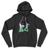 I Think You're Overreacting Hoodie in Black color