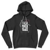 Play Poker Hoodie in Black color